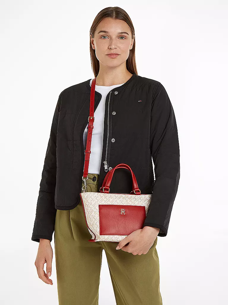 TOMMY HILFIGER Tasche - Henkeltasche TH DISTINCT MINI  beige