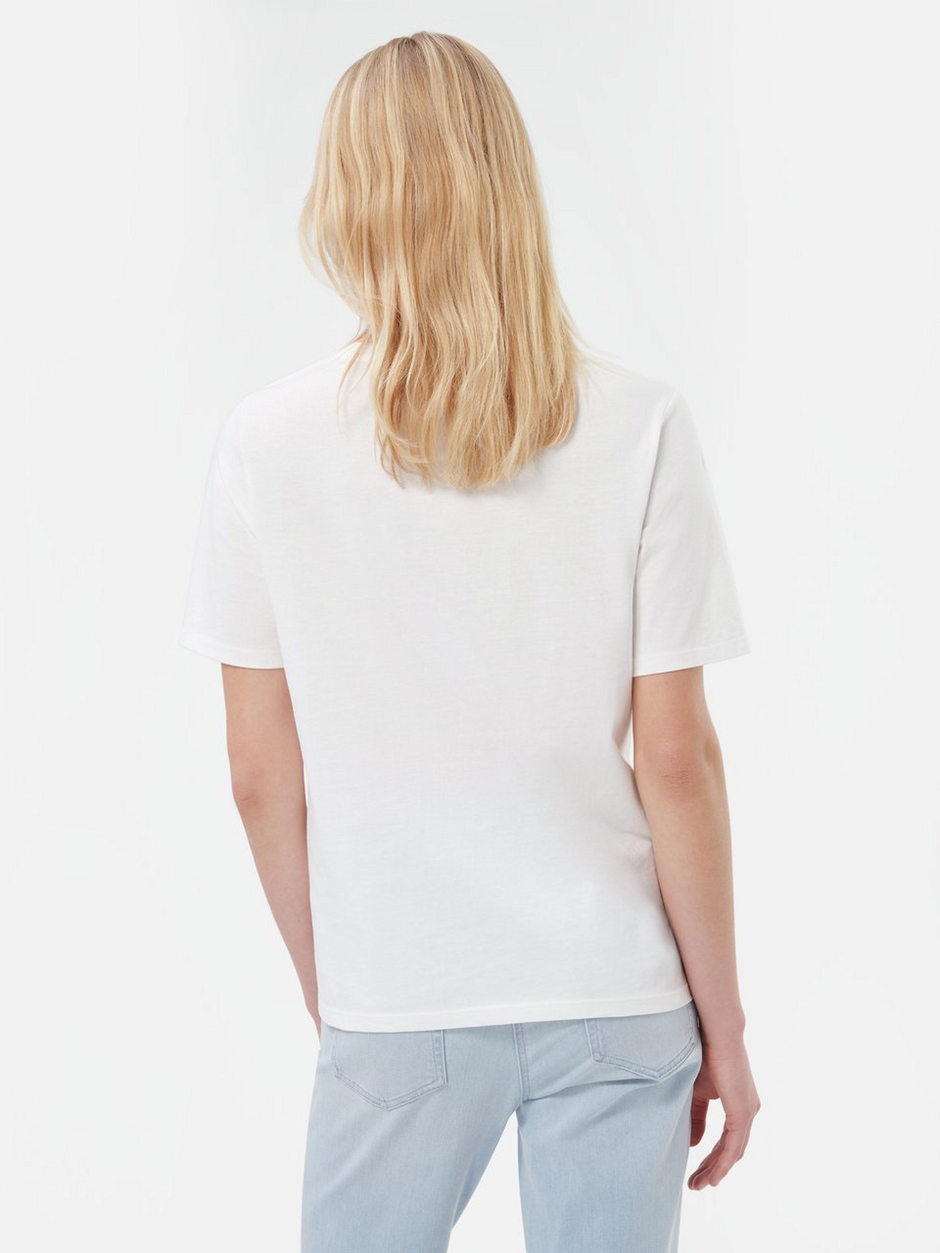 Rundhals-Shirt mit 1/2-Arm