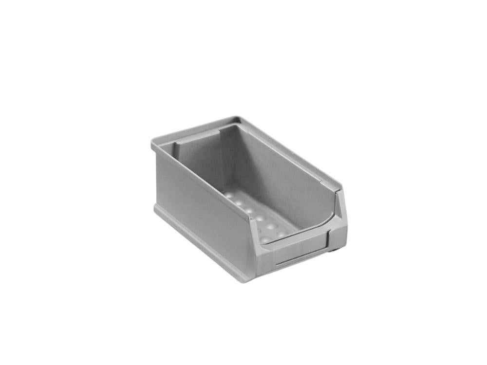 PROREGAL Value Pack 10x Grijze Opbergdoos 2,0 HxBxD 7,5 x 10 x 17,5 cm 0,8 Liter Opbergcontainer
