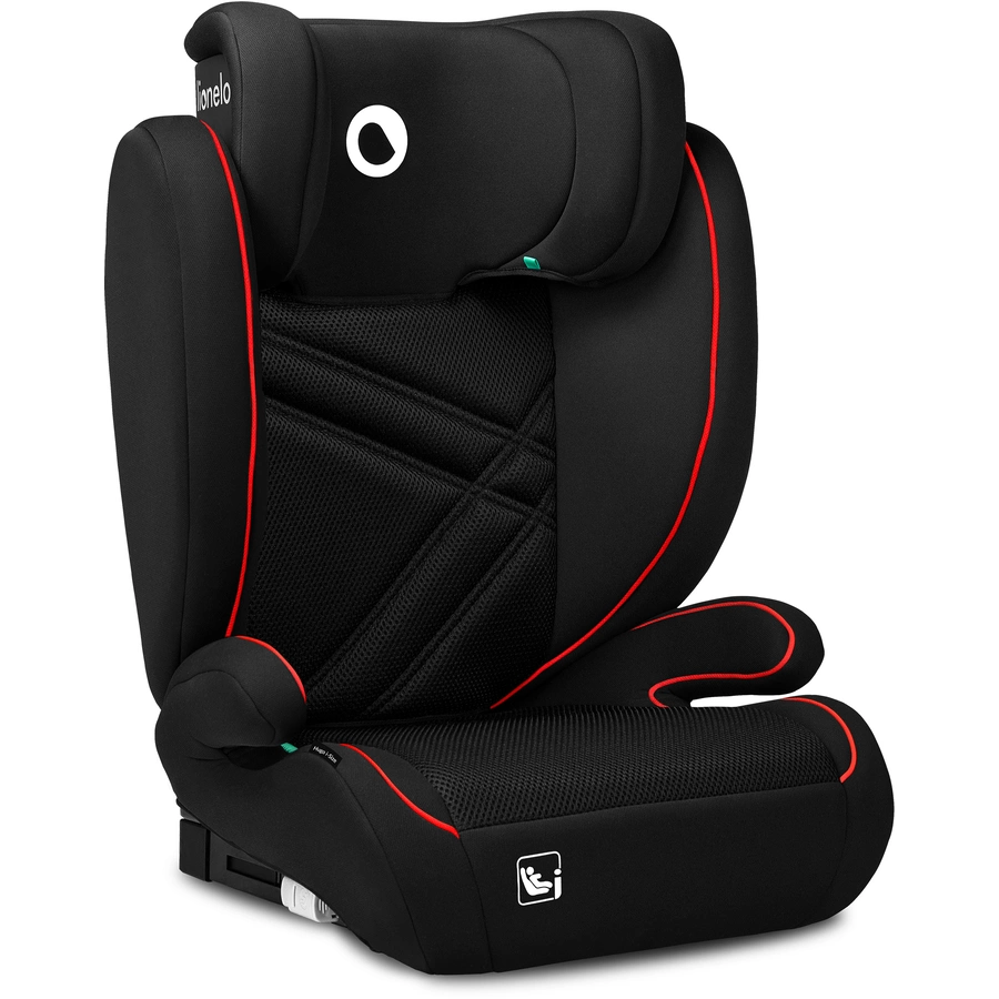lionelo Kindersitz Hugo i-Size Sporty Black Red