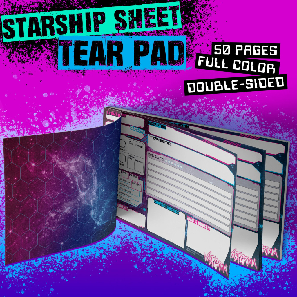 Vast Grimm - Starship Sheet Tear Pad