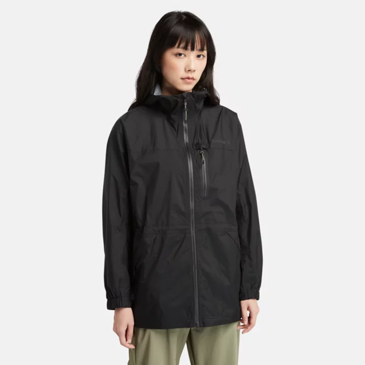 Veste imperméable repliable Jenness pour femme en noir