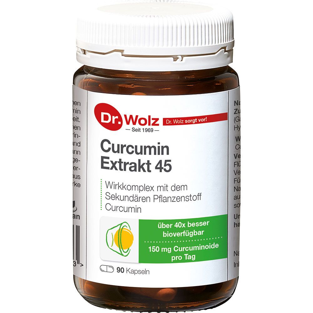 Curcumin Extrakt 45 Kapseln