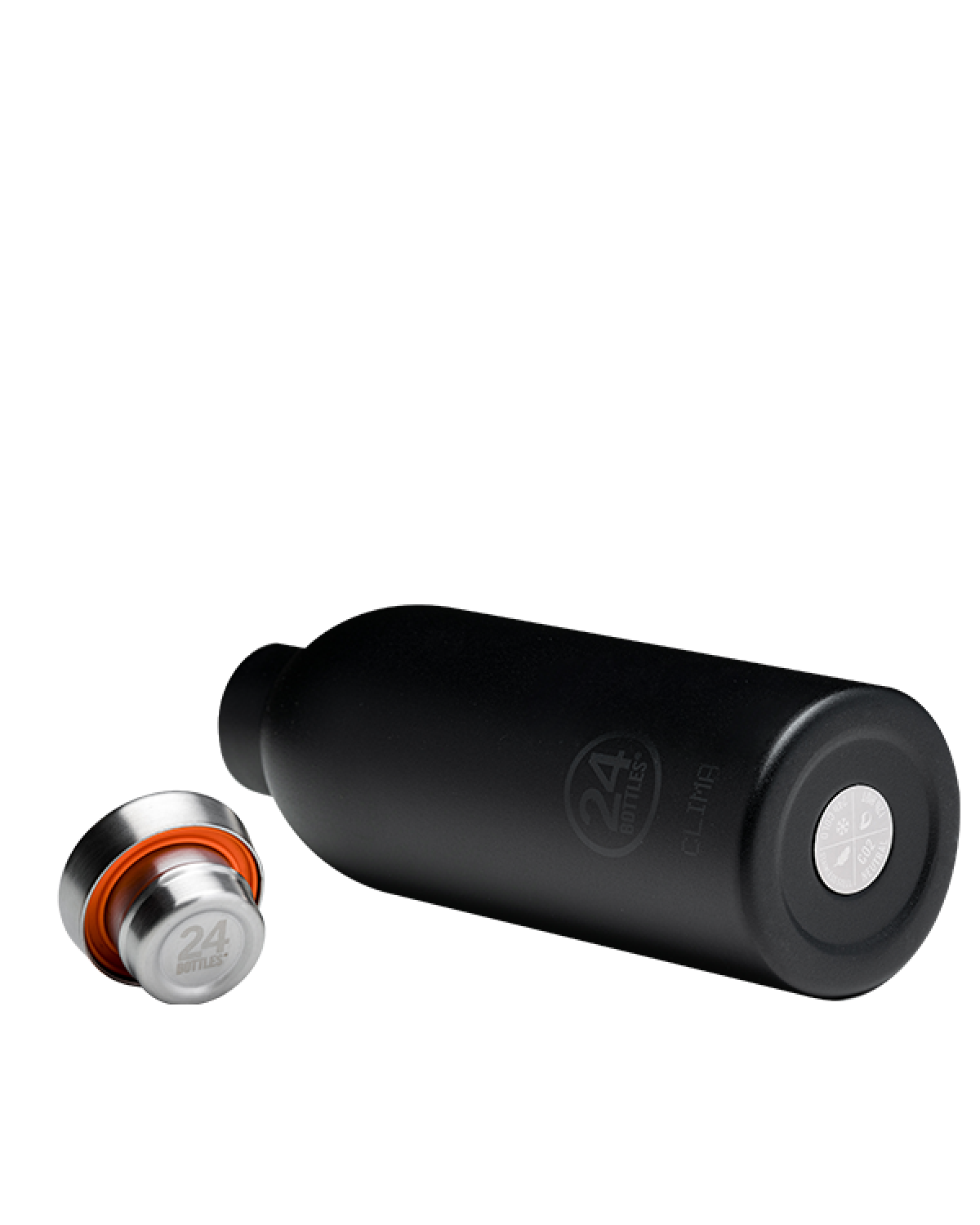 24 Bottles Thermosflasche  Clima 850ml Stone Tuxedo Black