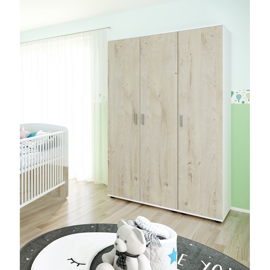nonjoo. Kleiderschrank Luke 3-türig