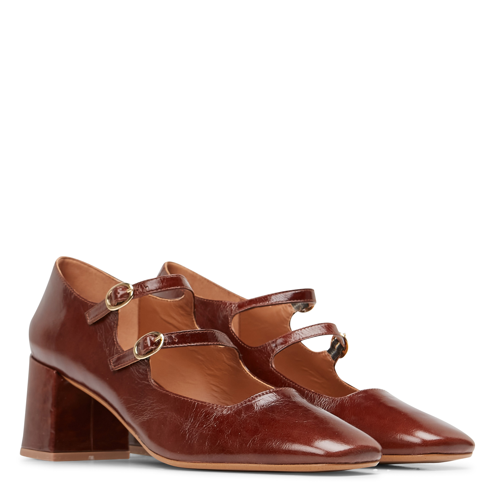 IRVING - Babies en cuir | Marron