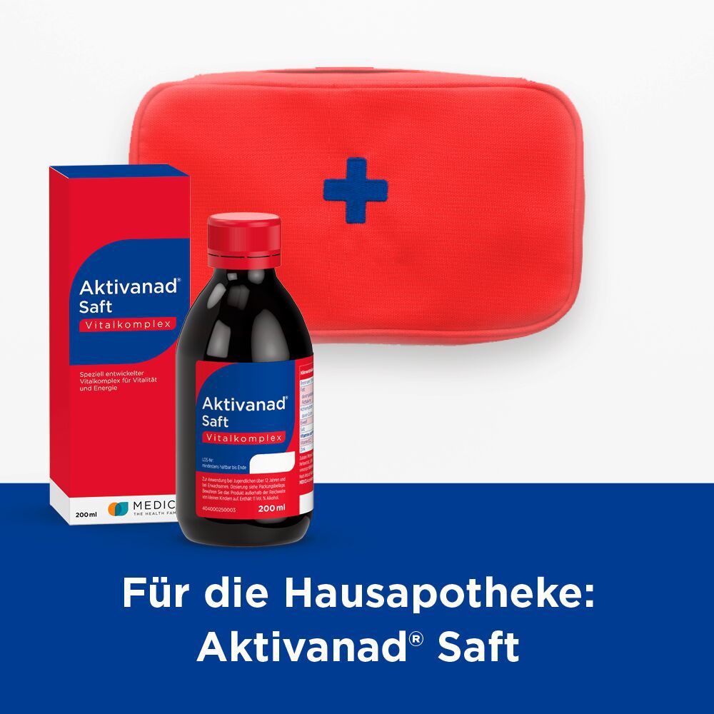 Aktivanad Saft bei Erschöpfung wegen Vitamin-B Mangel