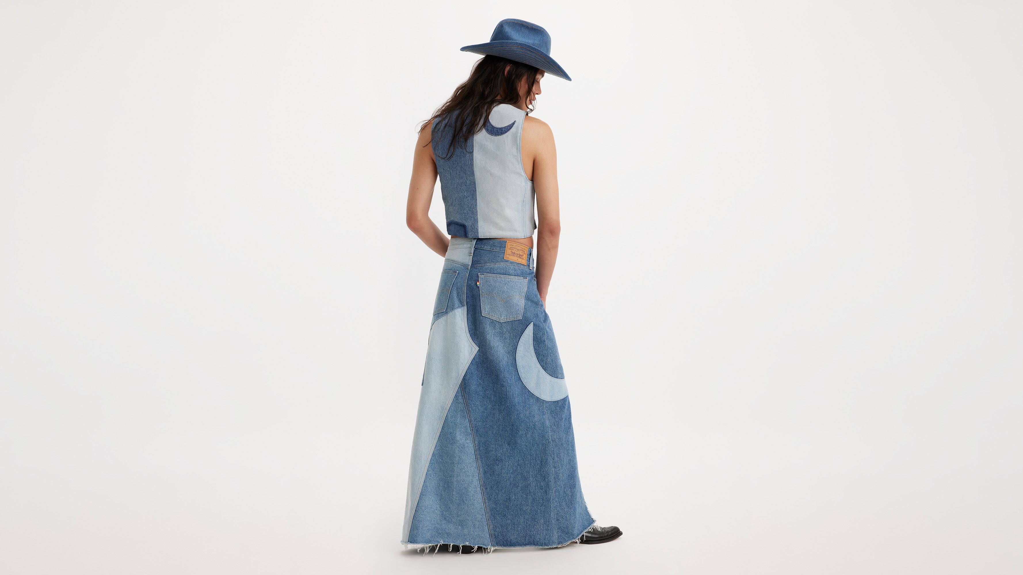 Levi's® Pride Jupe longue Icon - Giddy Up - Bleu