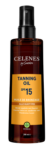 Celenes by Sweden Herbal Tanning Olie All Skin Type SPF15 200ML