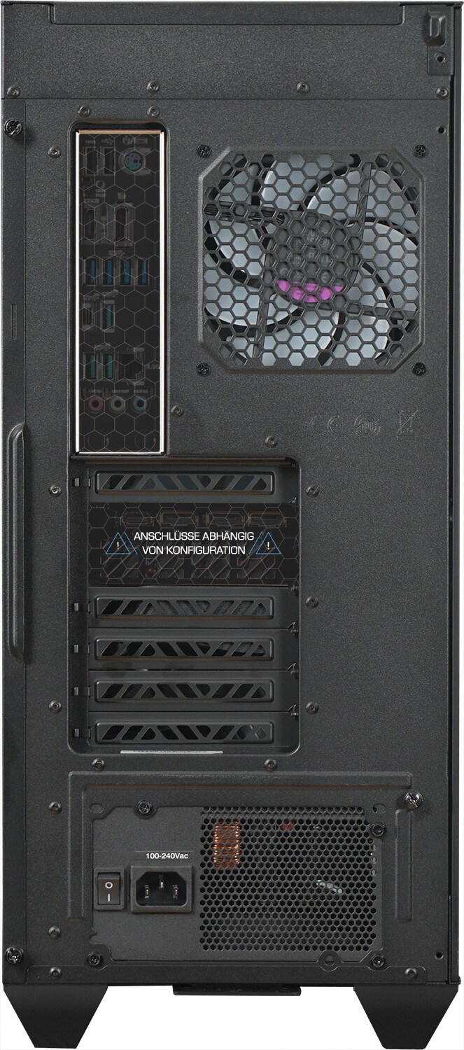 Gaming PC Vulkano V AMD Ryzen 7 5800X, 64GB DDR4, AMD Radeon RX 7900 XT 20 GB, 2TB SSD, 2TB HDD, Windows 11