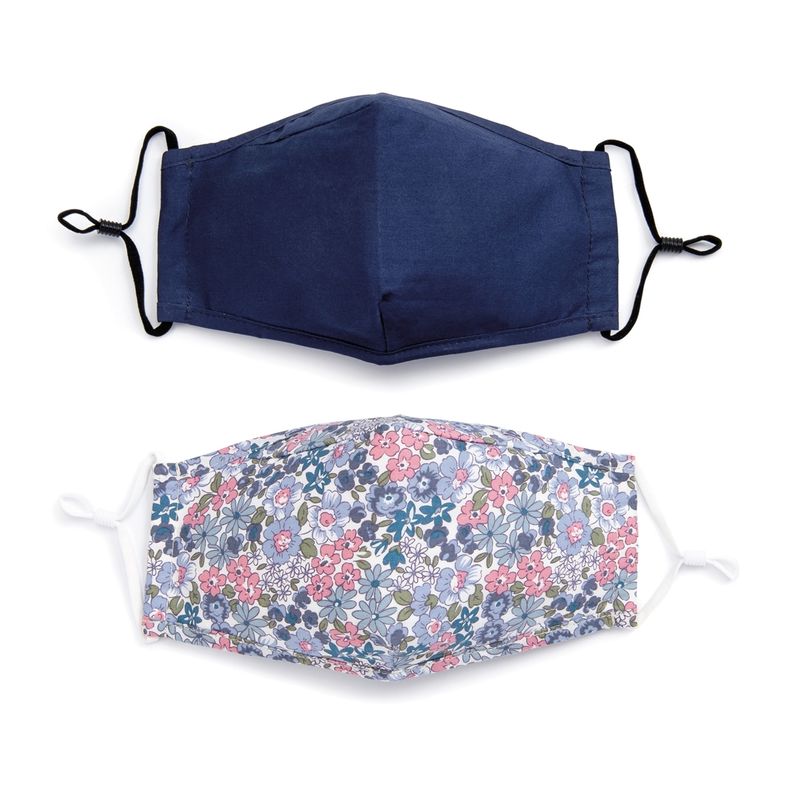 Lot de 2 masques en tissu réutilisables