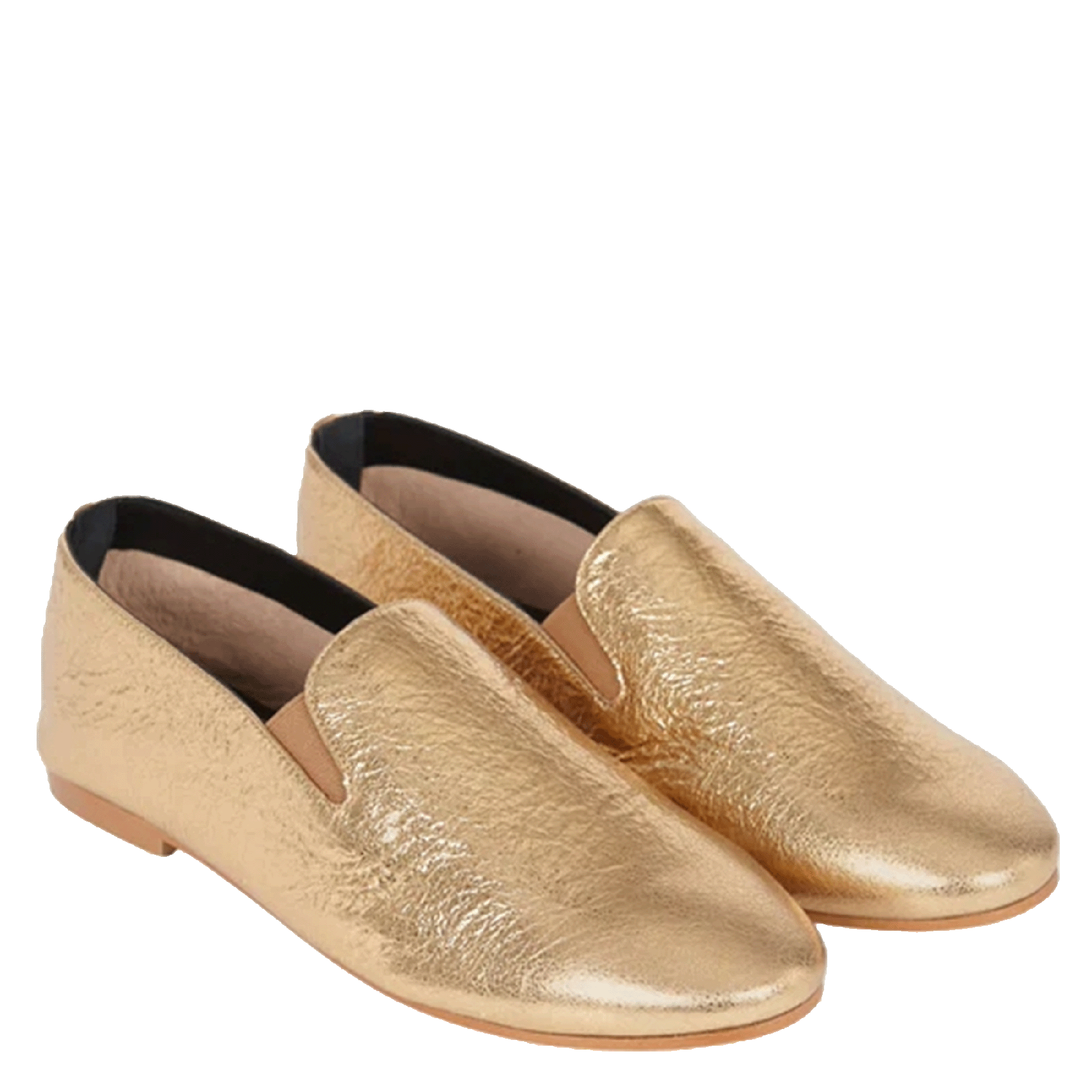 CLEO - Mary-Jane en cuir | Doré