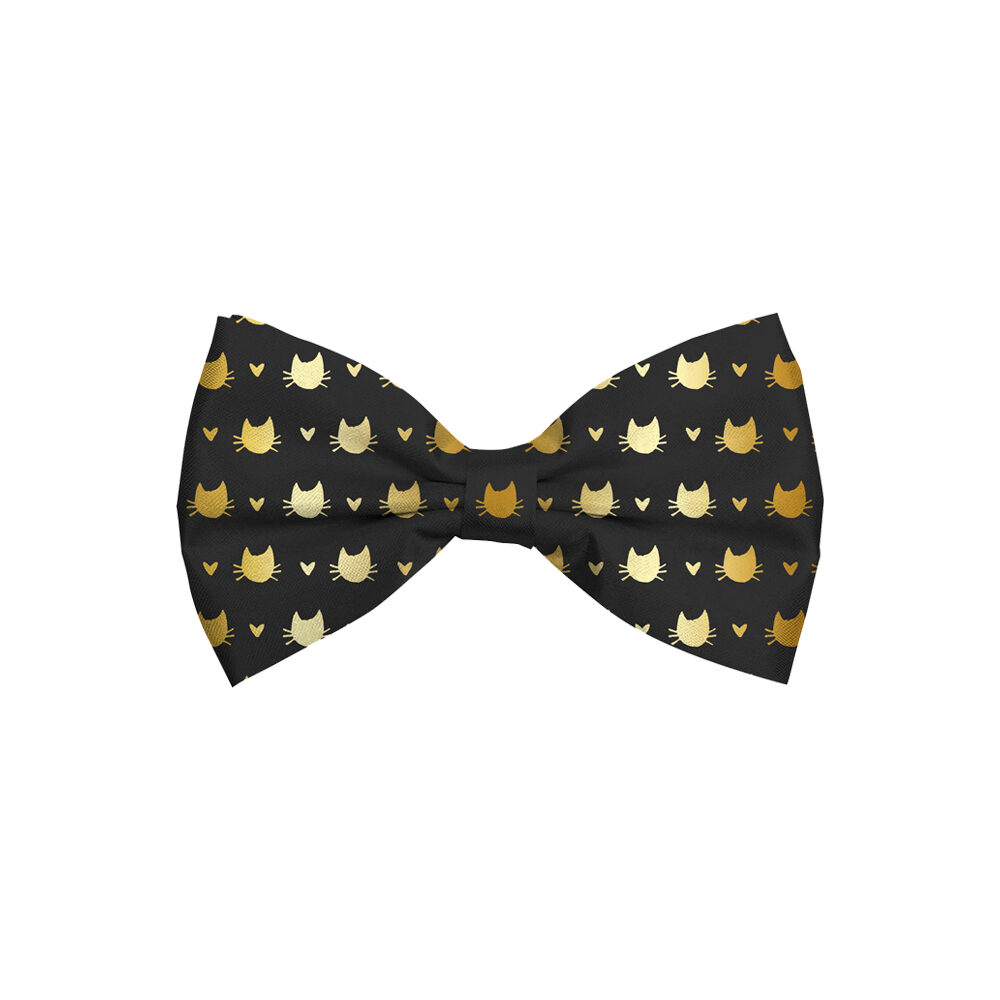 Plenty Gifts - Kerststrik Zwart voor katten