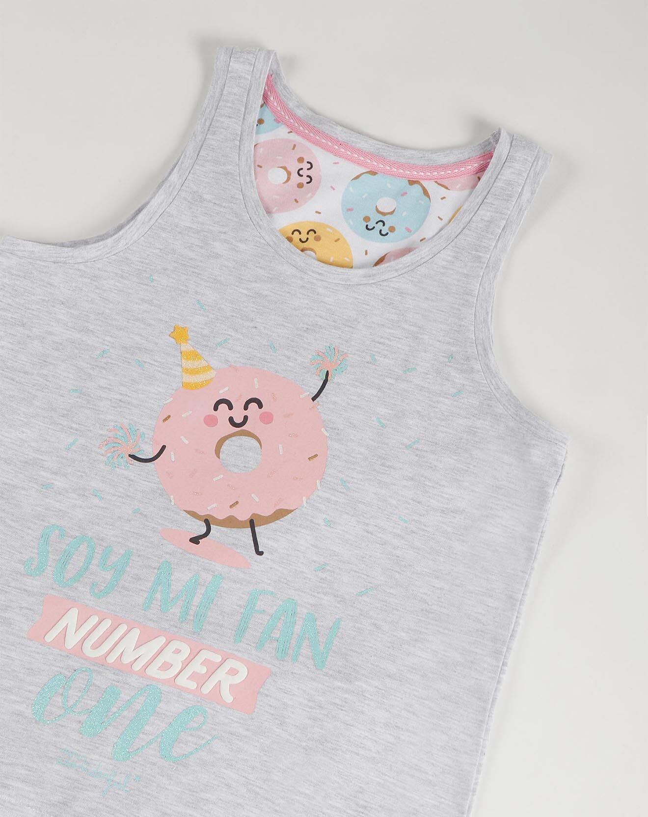 Mr Wonderful Pyjama Soy Mi Fan N1 imprimé  gris