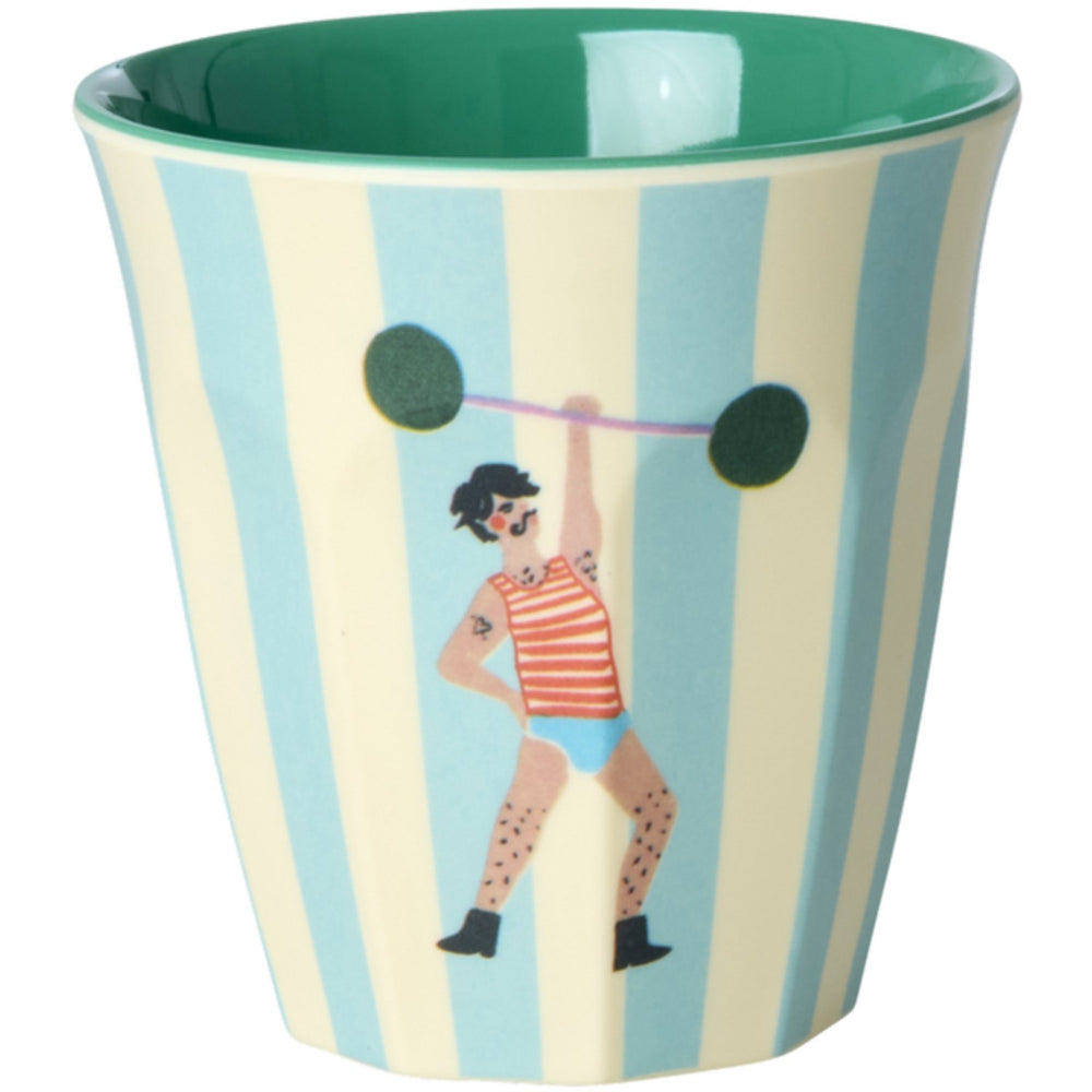 Køb Rice Fun Fair Print Mint Melamine Kopper Small 6 Pak