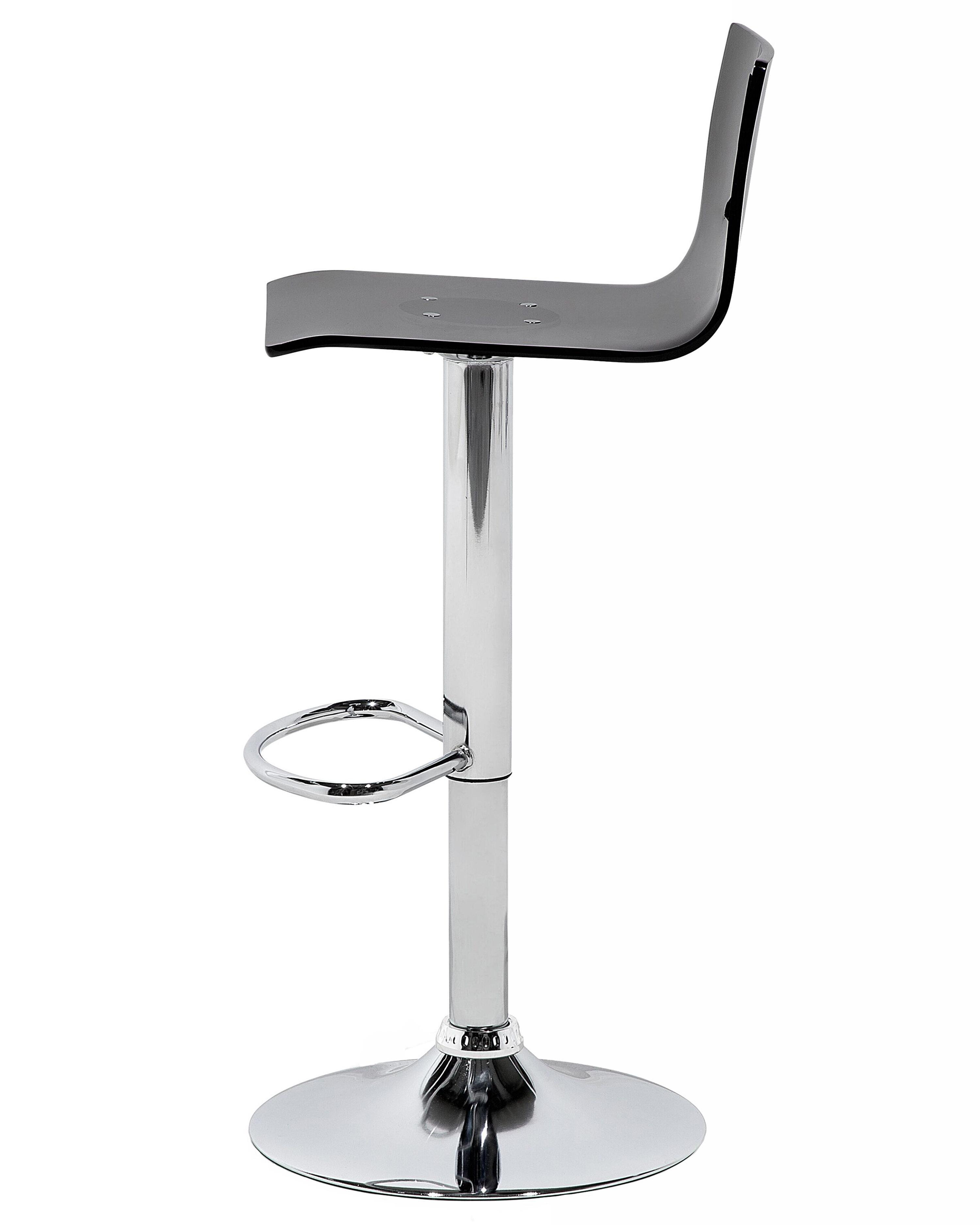 Set van 2 barstoelen BUSAN draaibaar Zwart