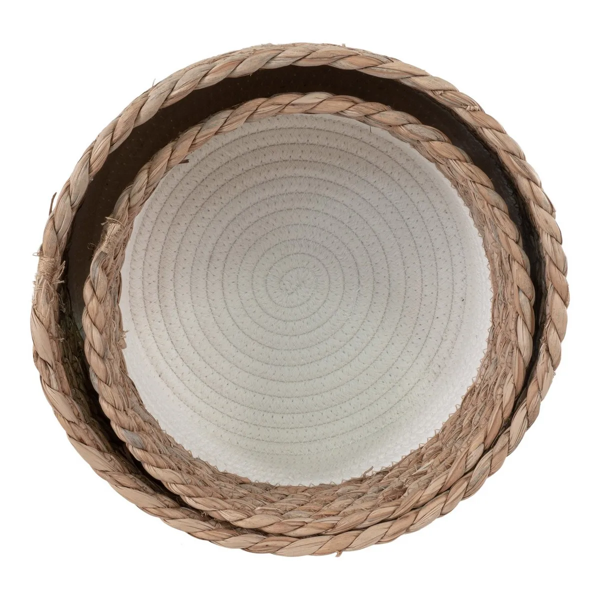 Epikasa Paniers Tanta Blanc/Coton