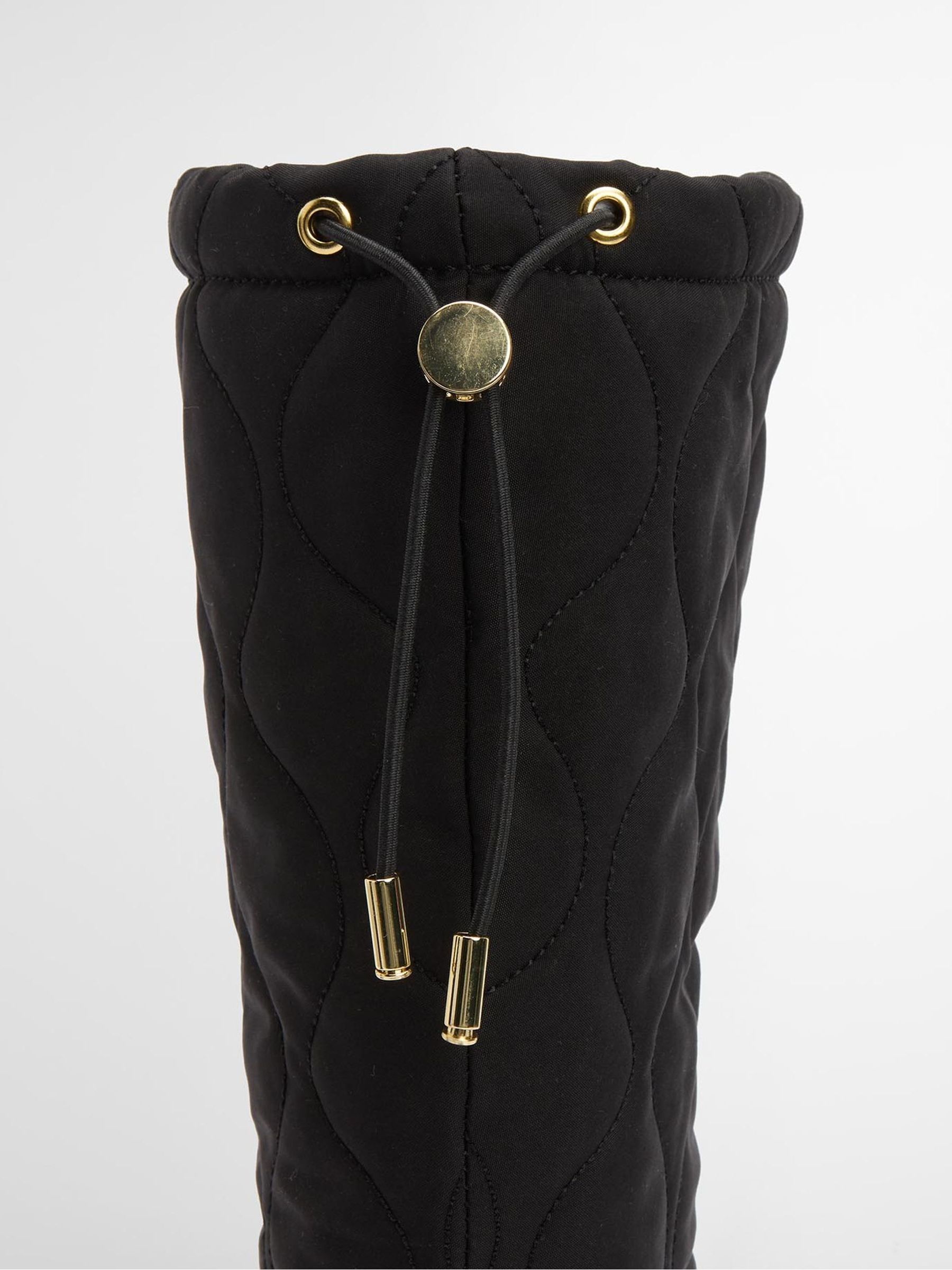 Zwart - Barbour® Marnie Quilted Tall Wellington Boots
