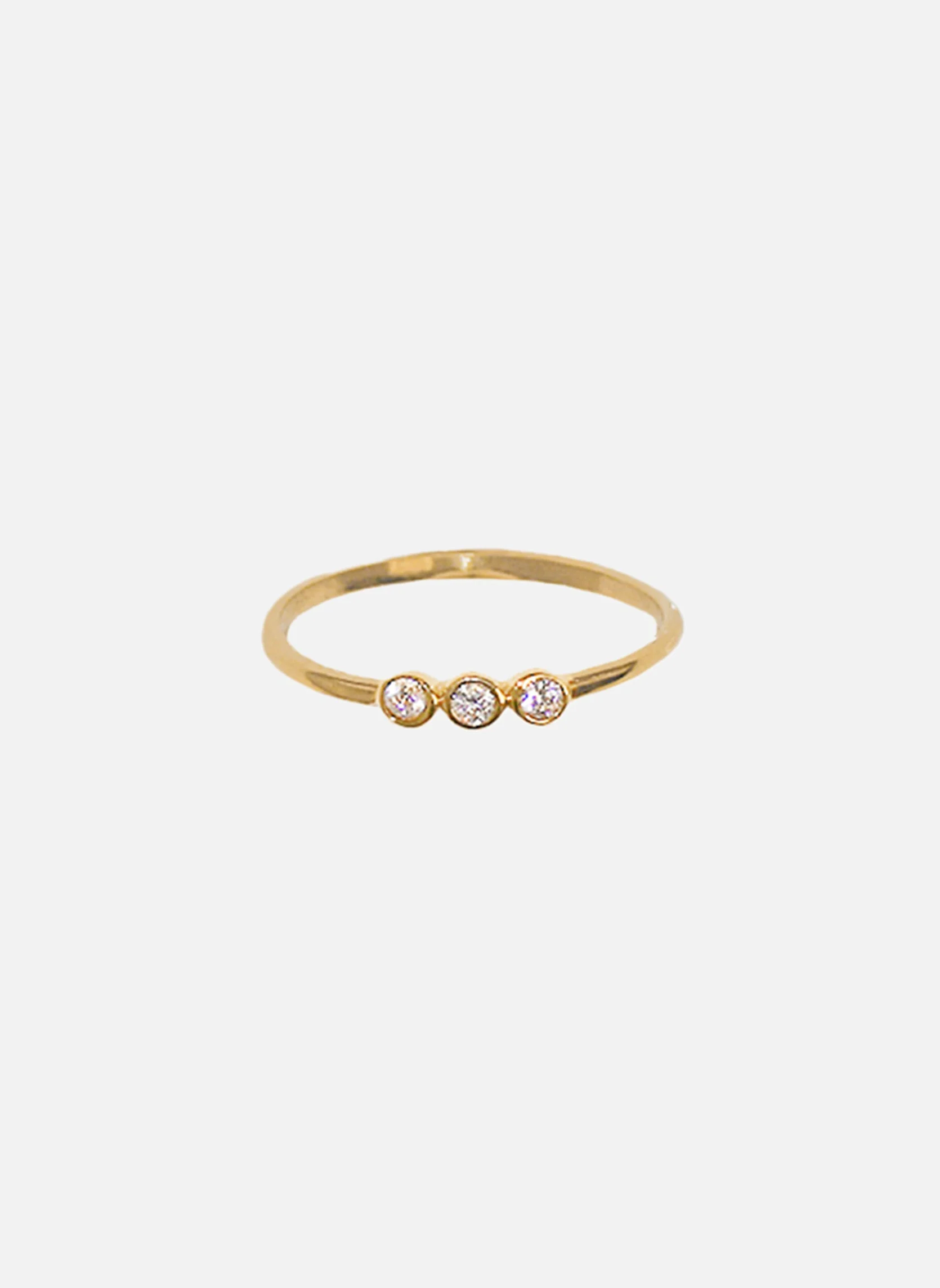 MEDITRINA - Bague fine meditrina | Blanc