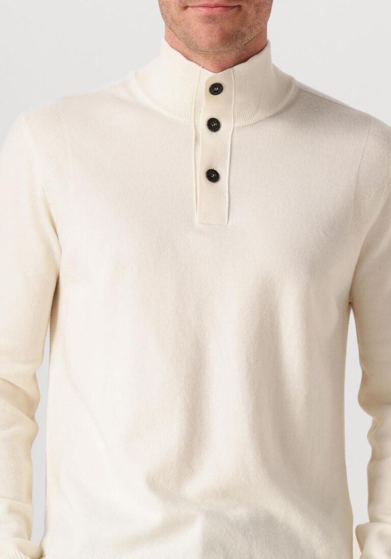 ecru stone island trui ls polo