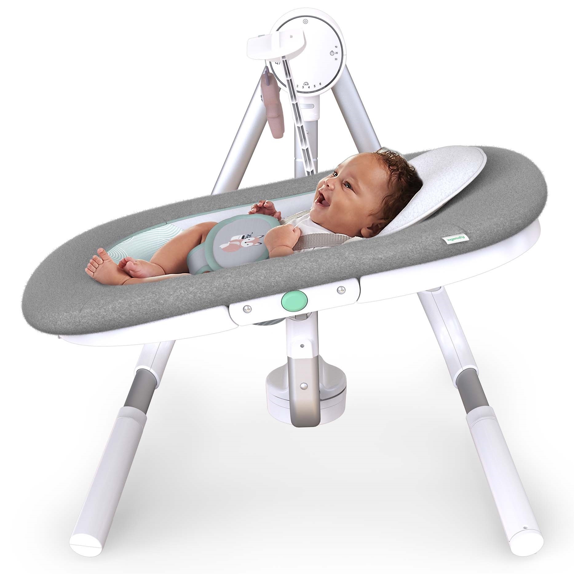 Ingenuity Anyway Sway draagbare babyschommel naturel
