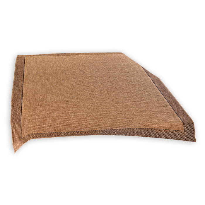 In-/Outdoorteppich - braun - 80x340 cm