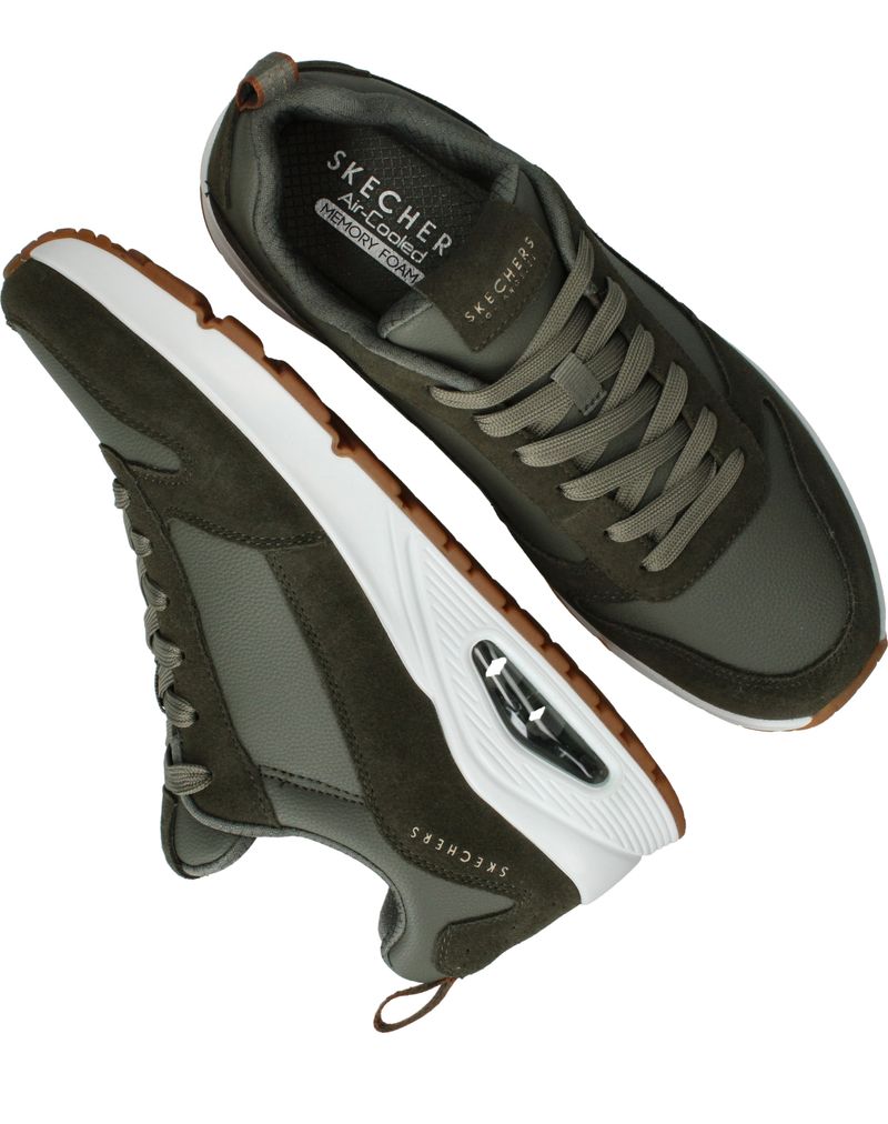 Skechers Uno Stacre Sneakers Groen Heren