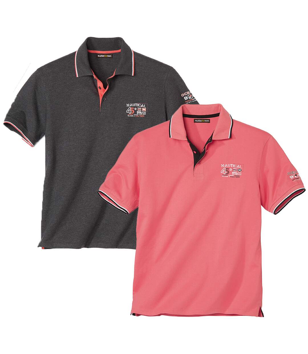 Lot de 2 Polos Nautical Sailing