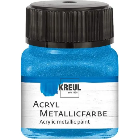 KREUL Acryl Metallicfarbe Blau 20 ml