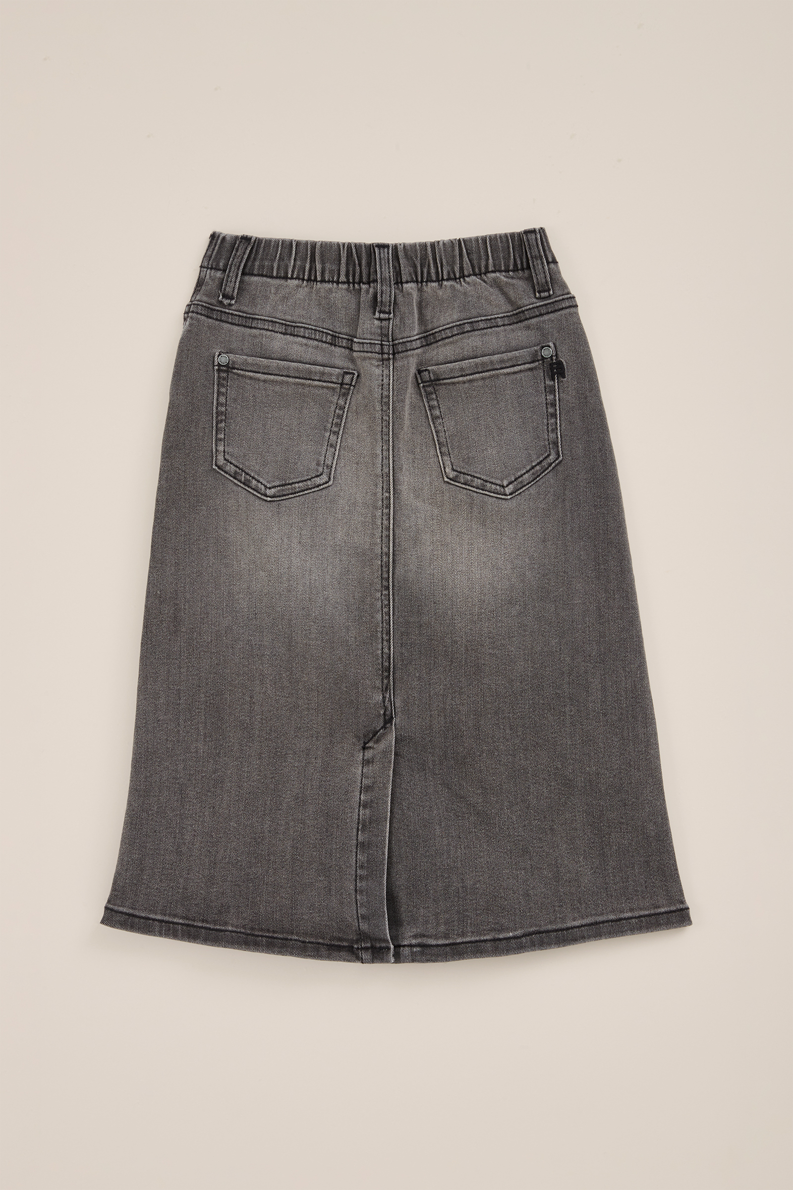 Meisjes denim rok Blue Ridge Donkergrijs gemeleerd