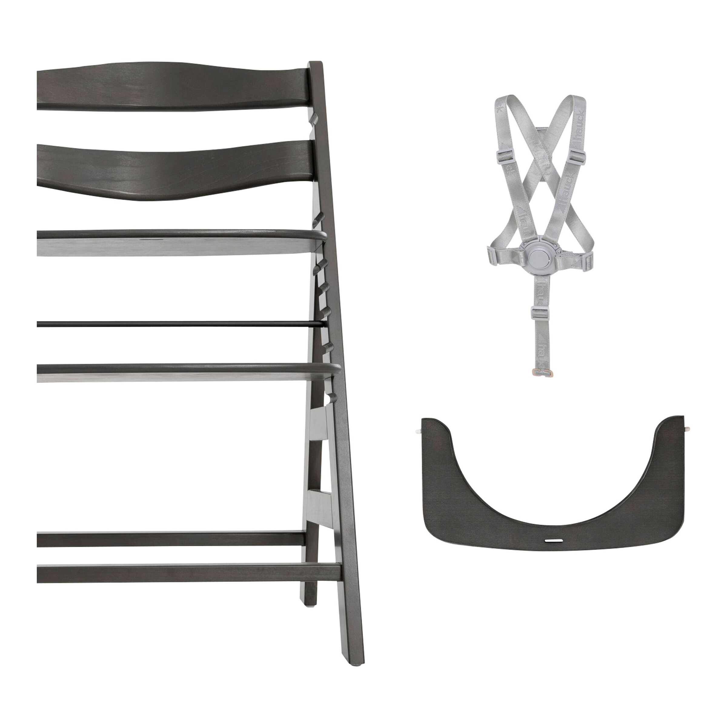 Hauck Hochstuhl Alpha+ Select charcoal
