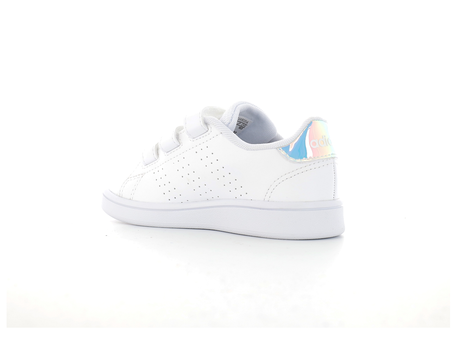 Adidas-ADVANTAGE C Synthétique Blanc Argent