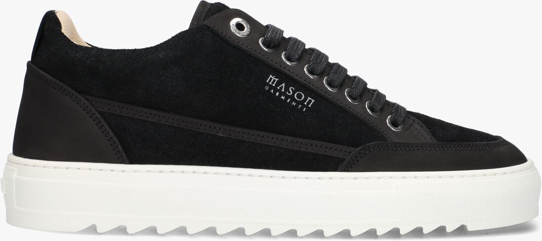 zwarte mason garments lage sneakers tia miscuglio