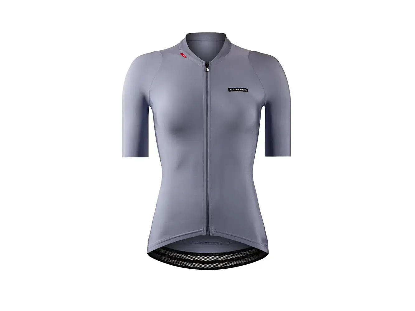 Etxeondo Alda Metalica Fietsshirt Korte Mouwen Parel Grijs Dames