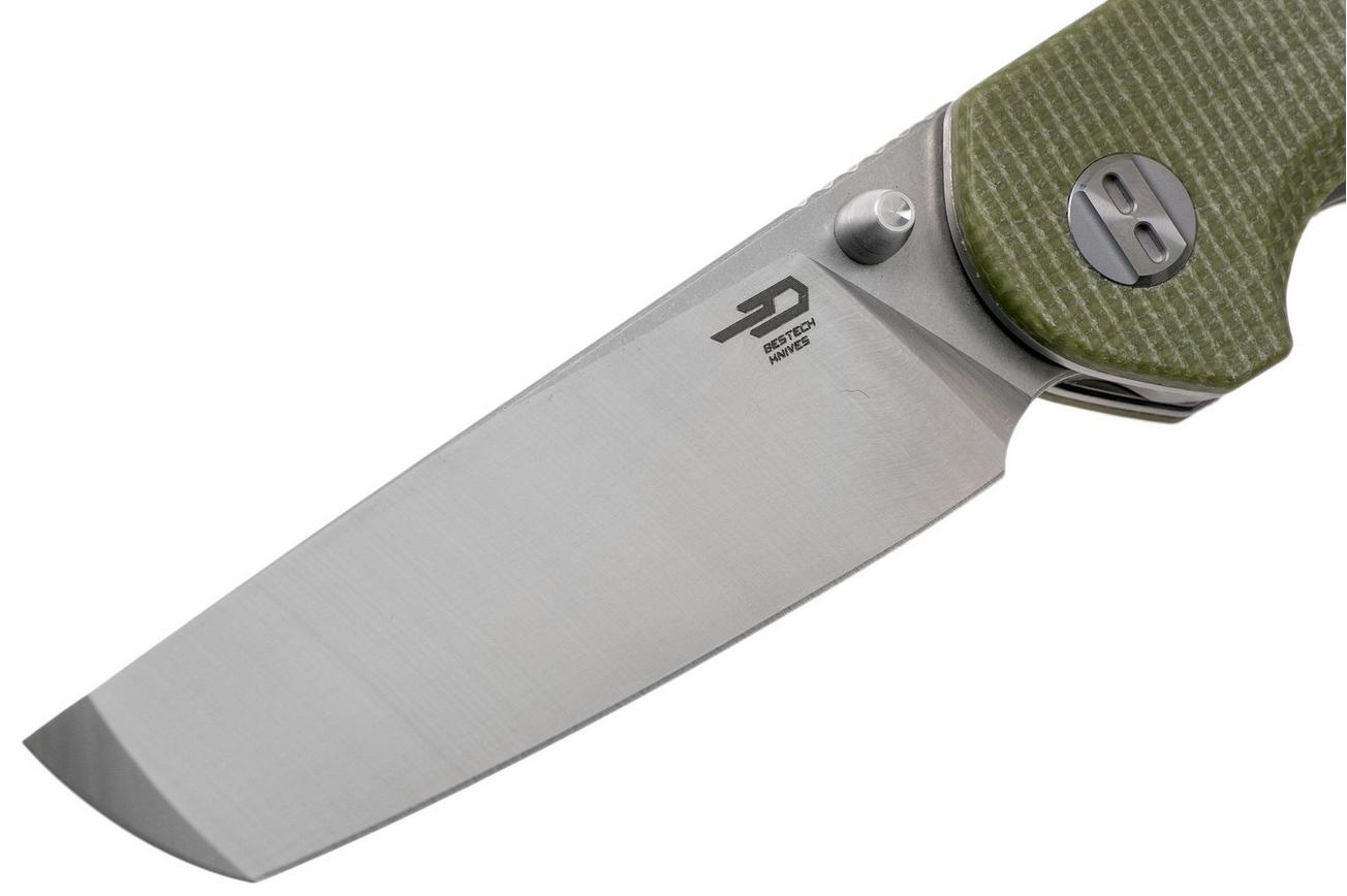 Bestech Sledgehammer BG31D Beige Micarta, Two Tone zakmes