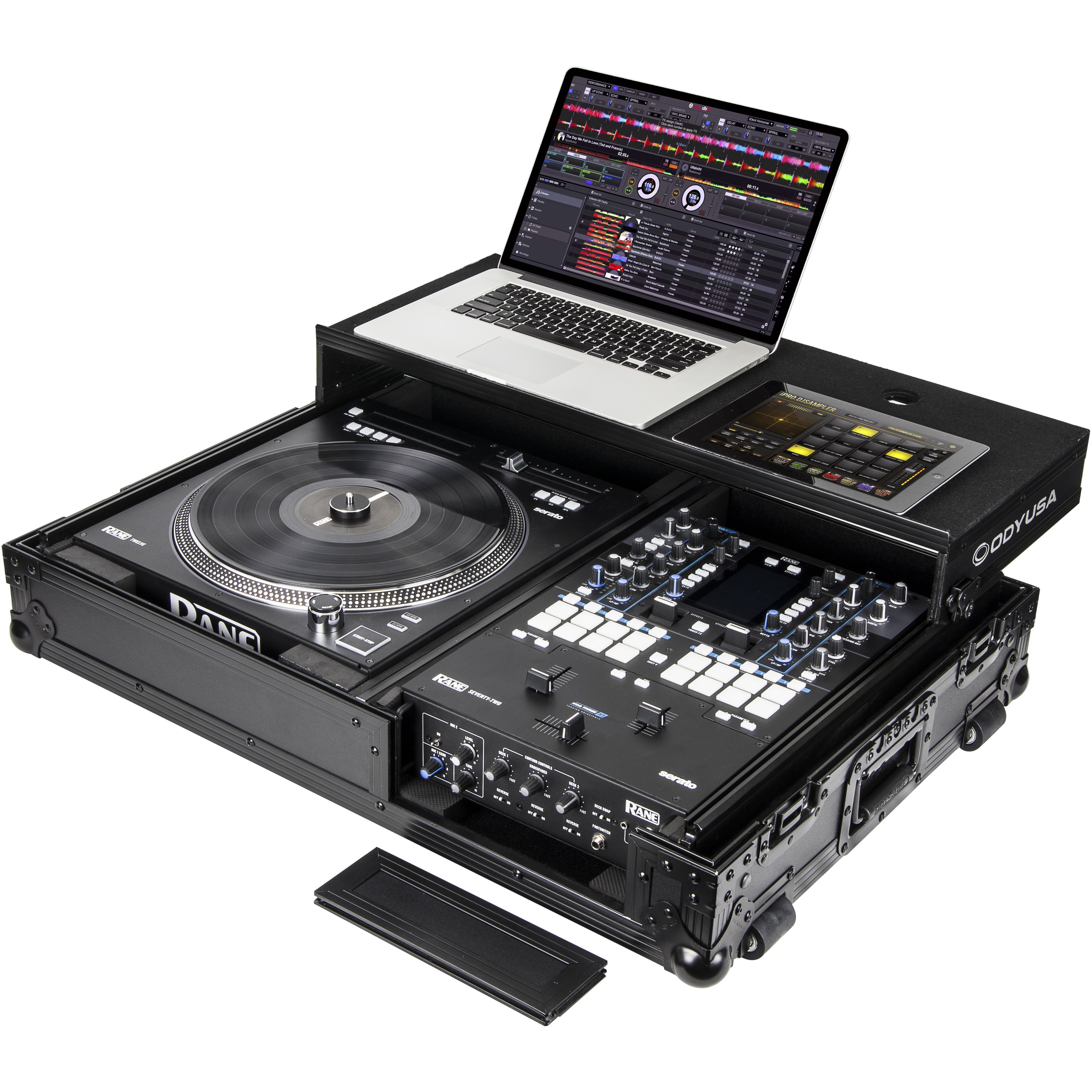 Odyssey FZGS1RA1272WBL voor Rane 72 x Twelve Black Label