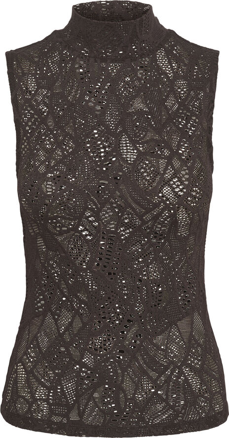 Gestuz HilmaGZ lace tank top Ganache