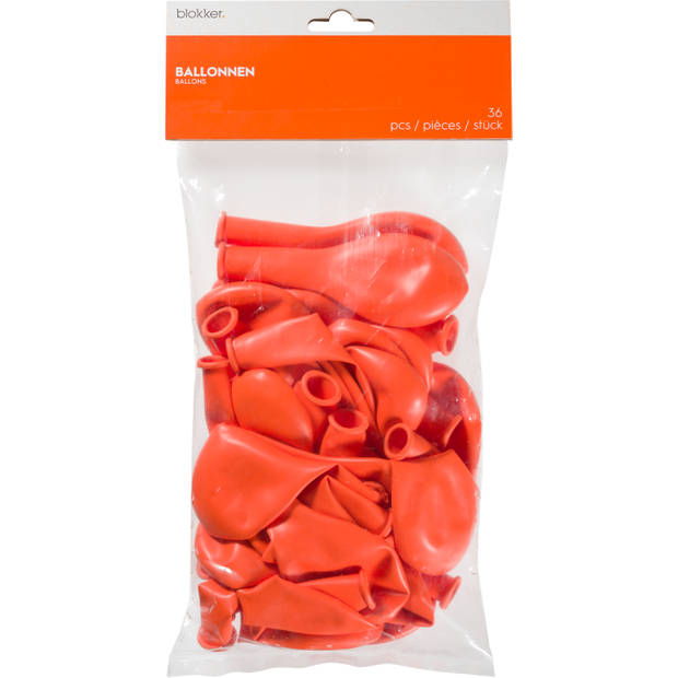 ballonnen oranje 36 stuks