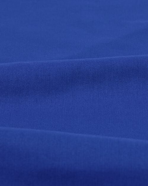 housse de couette coton doux 140 x 200/220 bleu cobalt