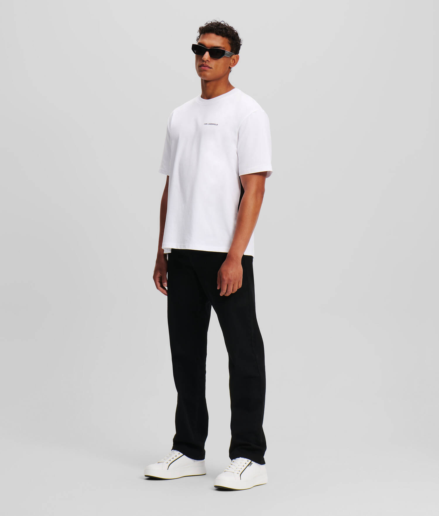 T-SHIRT AVEC GALON À LOGO KARL