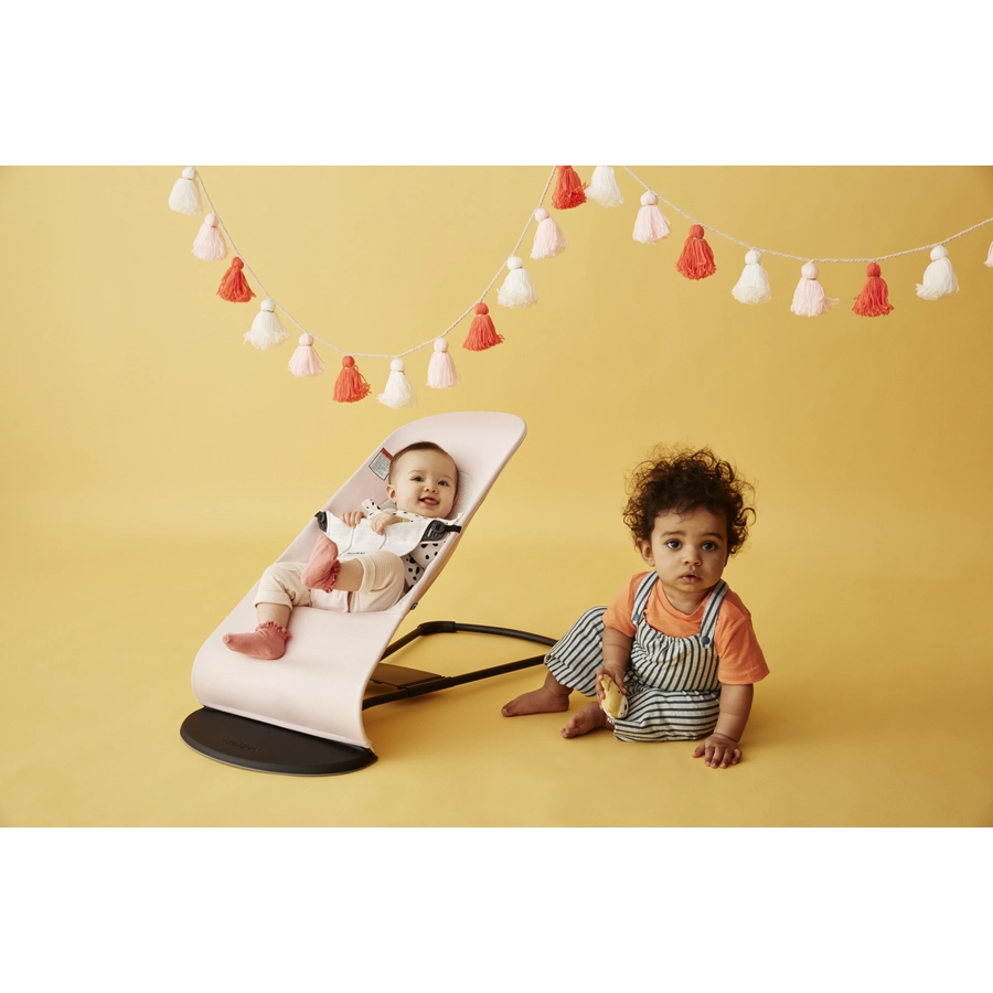 BABYBJÖRN Babywippe Bliss Perlmuttrosa Mesh