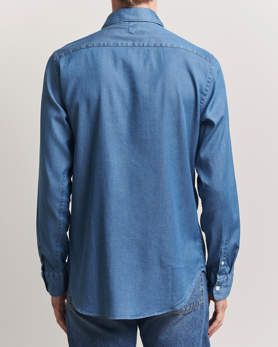 Canali Denim Shirt Stone Wash