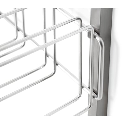 Hakenleiste zu Regalsystem Inox