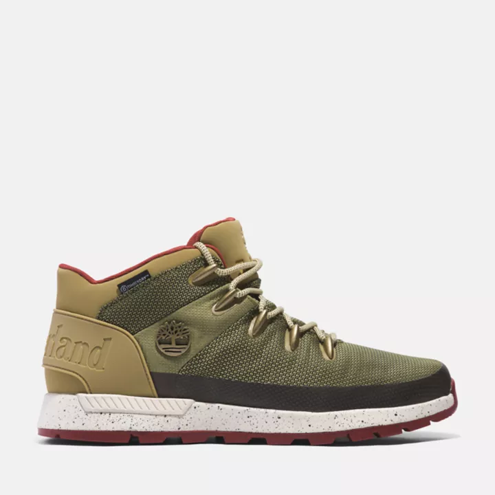 Bottine mi-haute Sprint Trekker imperémable pour homme en vert