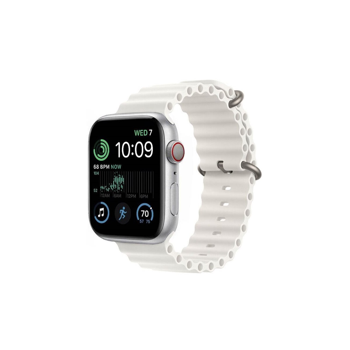RIB Sport Armbånd Apple Watch SE 2022 (44mm) - Beige