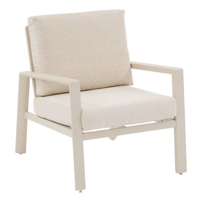 Fauteuil de salon de jardin LUZANE Argile