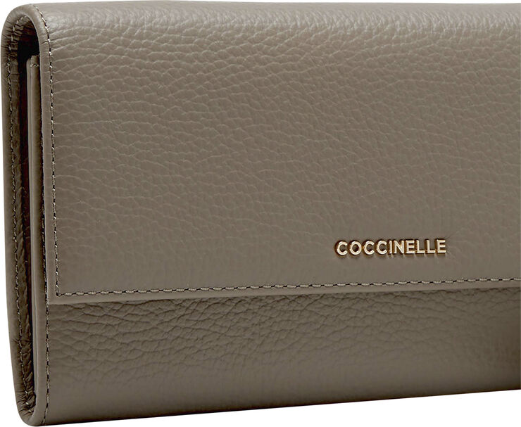 Coccinelle METALLIC SOFT Warm taupe