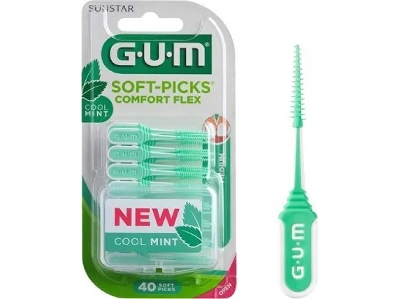 Sunstar GUM D.GUM CZYŚCIK SOFT PICK COMFORT FLEX