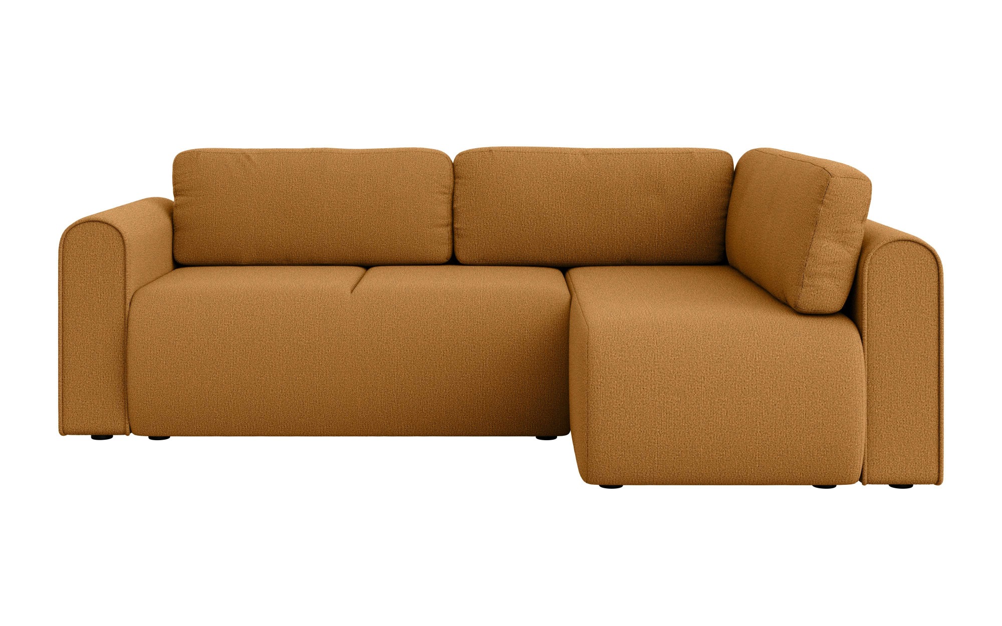 GOODproduct Ecksofa »Zacharia wahlweise Schlafsofa mit Bettkasten, B/T/H 250/166/86 cm« L-Form mit Wellenunterfederung, Ottomane rechts oder links bestellbar