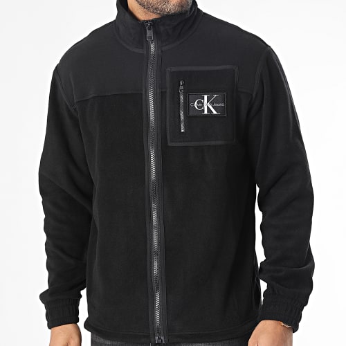 Veste Zippée Polaire Fleece Blocking 2521 Noir